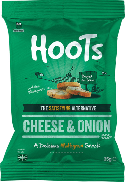 Cheese & Onion flavour multigrain snack